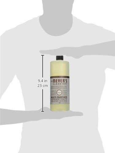 Mrs. MEYER'S CLEAN DAY Multi-Surface Cleaner Concentrate, Use to Clean Floors, Tile, Counters, Lavender, 32 fl. oz