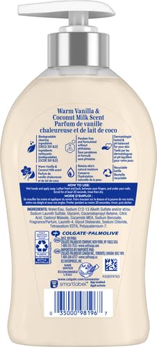 Softsoap Deeply Moisturizing Liquid Hand Soap Pump Warm Coconut Milk, Vanilla, 11.25 Fl Oz