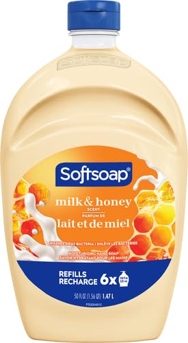 Softsoap Milk & Honey Scented, Liquid Hand Soap Refill, 50 Ounce