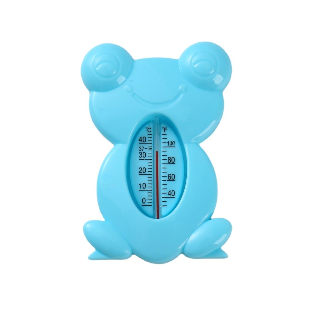 PandaEar Baby Healthcare & Grooming Kit - Baby Safety Set Comb, Brush, Finger Toothbrush, Nail Clippers, Scissors, Nasal Aspirator - Nursery Care Kit (Blue)