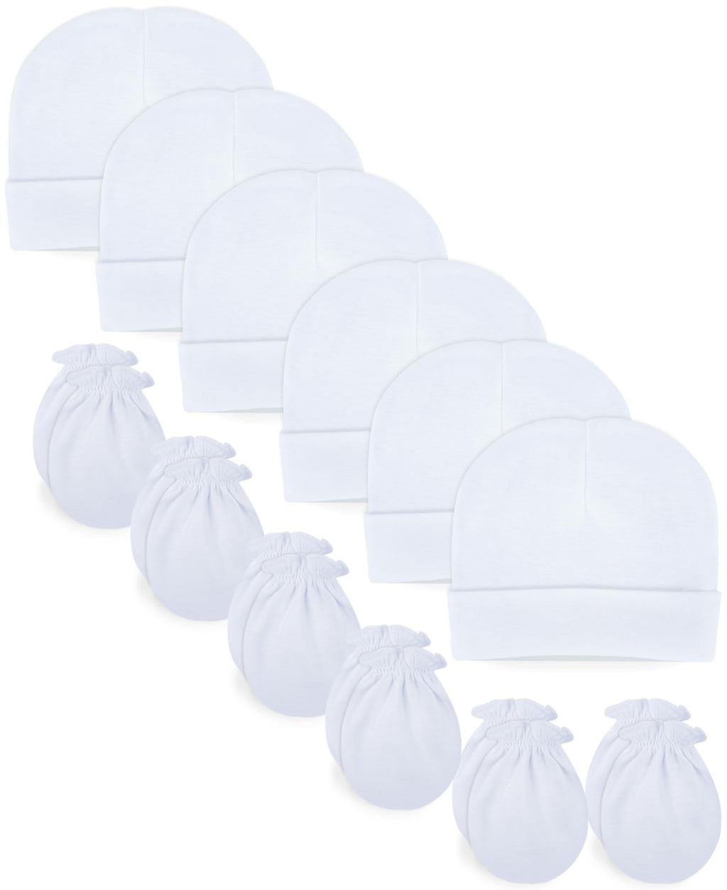 RATIVE Baby Mittens No Scratch Organic Cotton for Newborn 0-6 Months | Baby Essentials Must-Haves for Boys & Girls