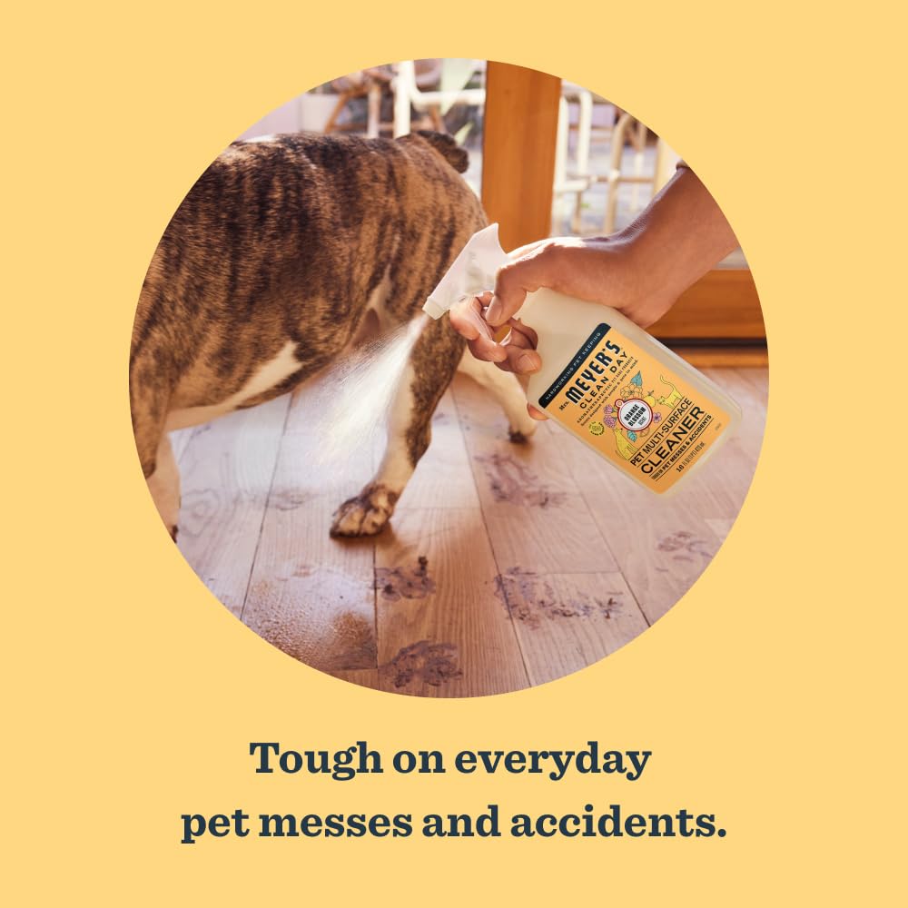 Mrs. MEYER'S CLEAN DAY Pet Multi-Surface Cleaner, Orange Blossom Scent, 16oz