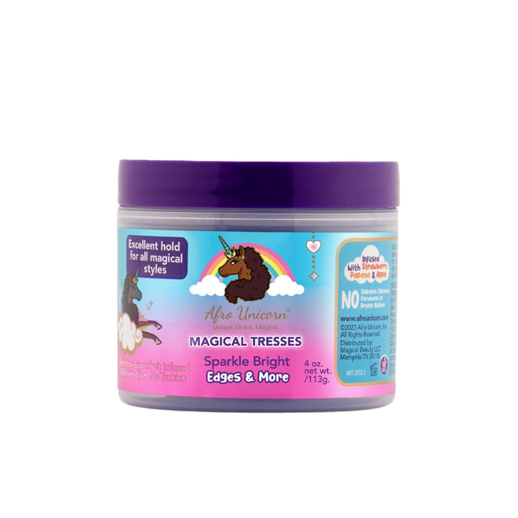 Afro Unicorn Curl Cream - Defining, Taming, and Softening Curly, Coily, and Wavy Hair Cream - Contains Coconut Oil - 3 Pack
