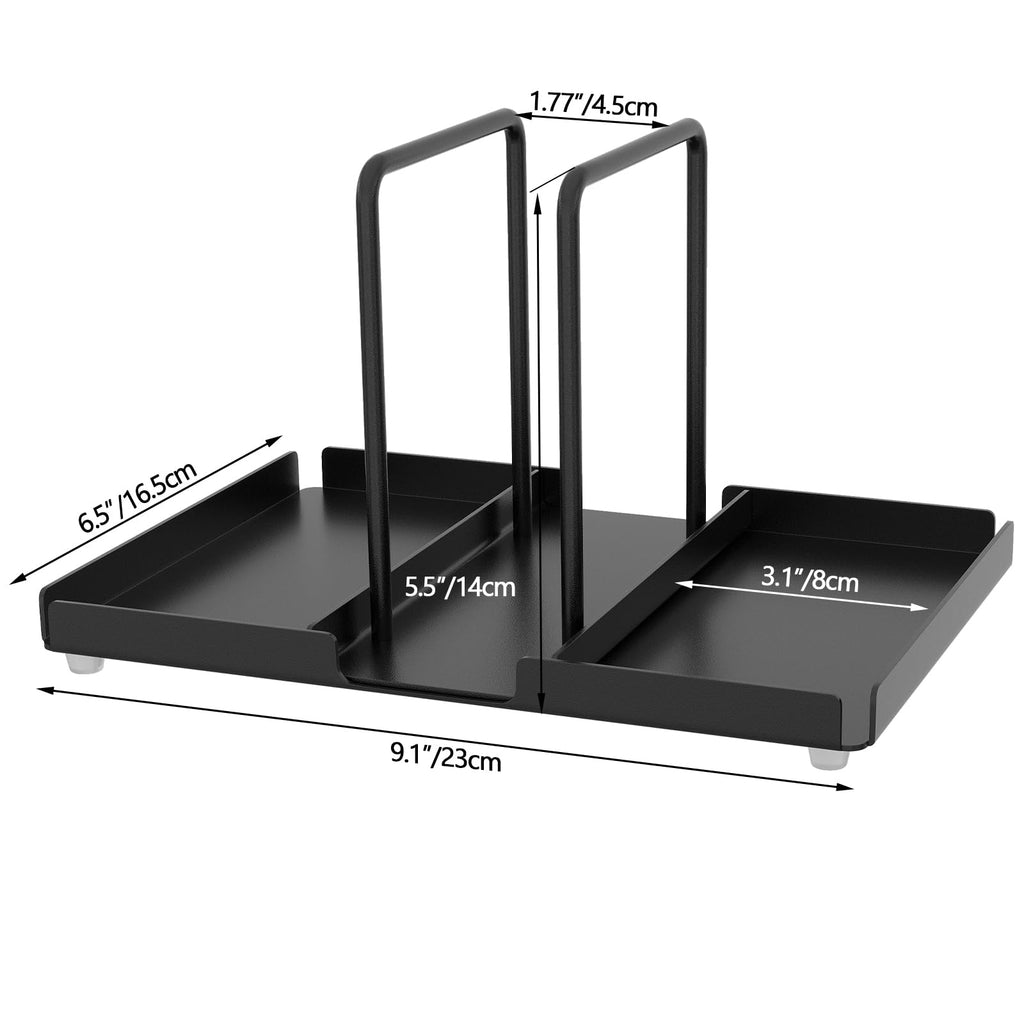 Napkin Holder for Table, Metal Napkin Holder with Salt and Pepper Shakers Caddy, Standing Paper Napkin Storage for Kitchen Dining Table Decor, Black