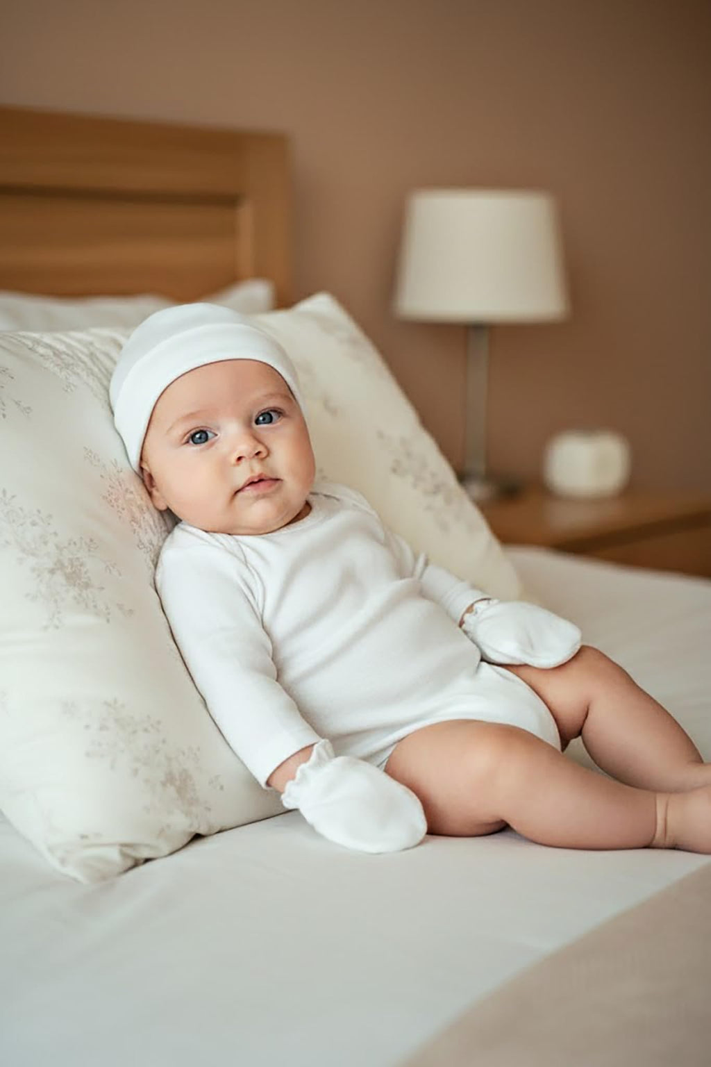 RATIVE Baby Mittens No Scratch Organic Cotton for Newborn 0-6 Months | Baby Essentials Must-Haves for Boys & Girls