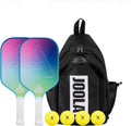 JOOLA Perseus Aurora Pickleball Paddles Set of 2 - Includes: 2 Pickleball Paddles, 4 Balls & Sling Bag - Cold Press Carbon Surface - Lightweight, Beginner Friendly - USAP Approved - NFC Enabled