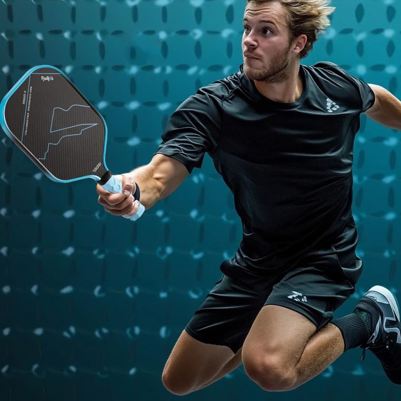 Pickleball Paddle Grip 2 Pack - 5.25" Enhanced Grips for Pickle Ball Grips with Vibration Reduction & Finger Support