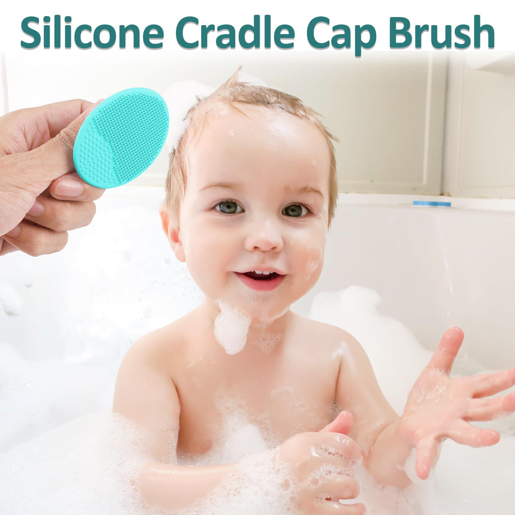 Baby Grooming Kit, Infant Safety Care Set with Hair Brush Comb Nail Clipper Nasal Aspirator,Baby Essentials Kit for Newborn Girls Boys (Grey White)