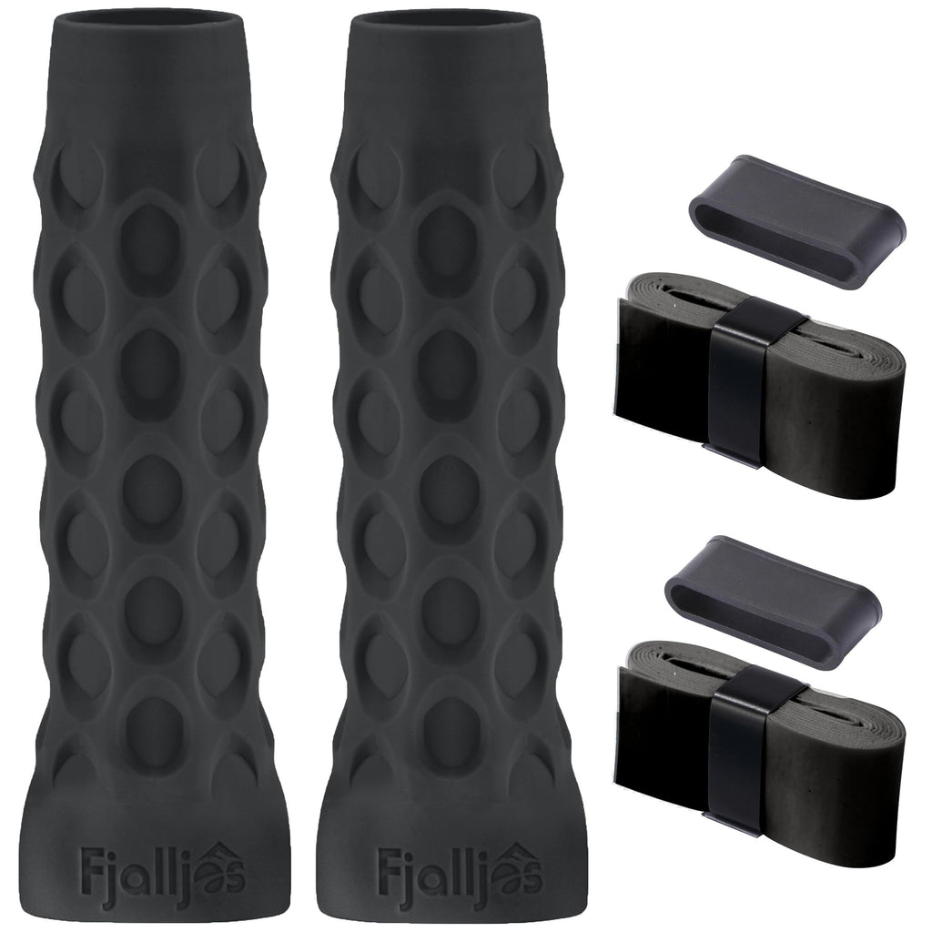 Pickleball Paddle Grip 2 Pack - 5.25" Enhanced Grips for Pickle Ball Grips with Vibration Reduction & Finger Support