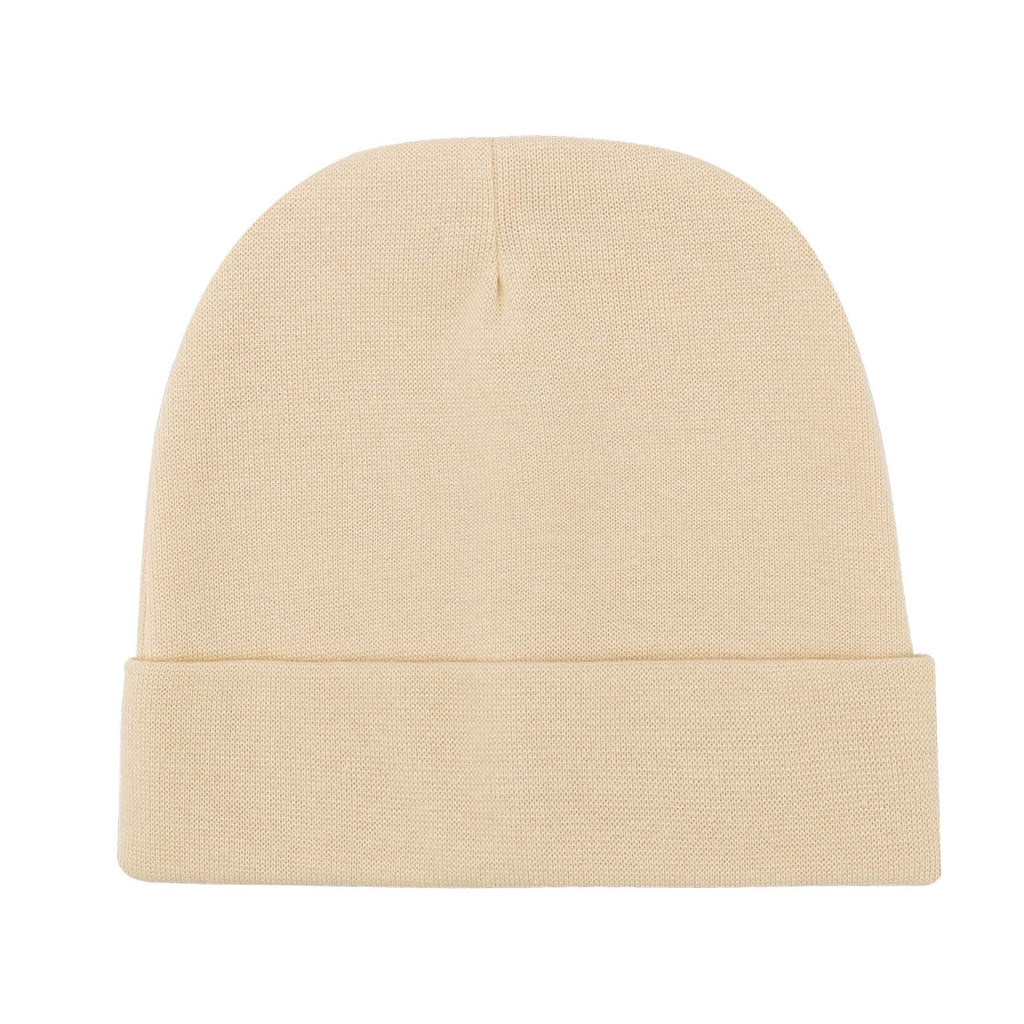 DRESHOW BQUBO 6 Pack Baby Beanie Hats for Unisex Infant Toddler Cotton Beanie Newborn Hospital Hat for Boys Girls 0-6 Months