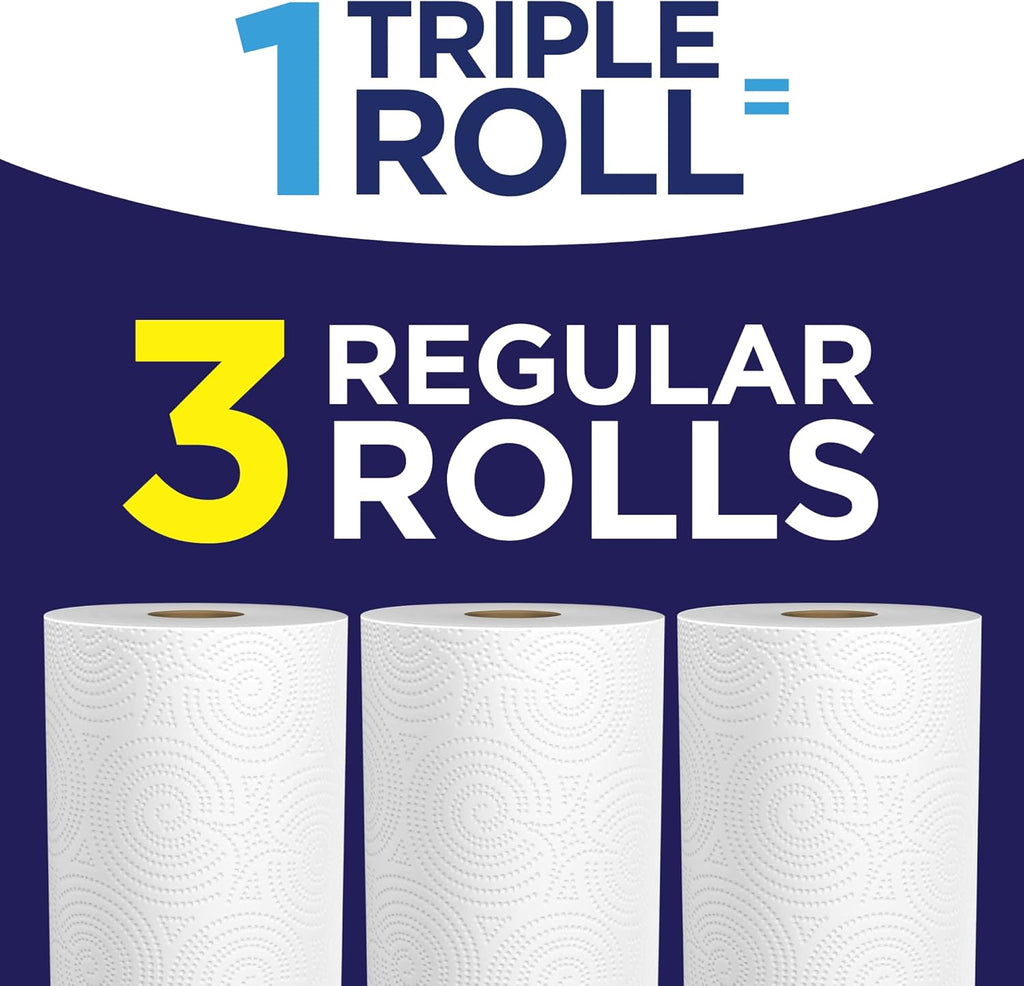 Sparkle Pick-A-Size Paper Towels, 24 Double Rolls (2,640 Sheets Total) - Strong 2-Ply Towels for Kitchen Cleanup and Everyday Messes