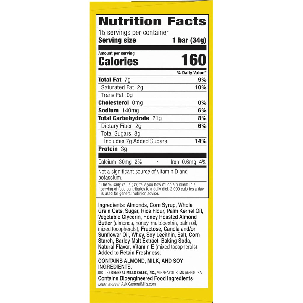 Nature Valley Sweet and Salty Nut Granola Bars, Peanut, 15 Bars, 18 oz