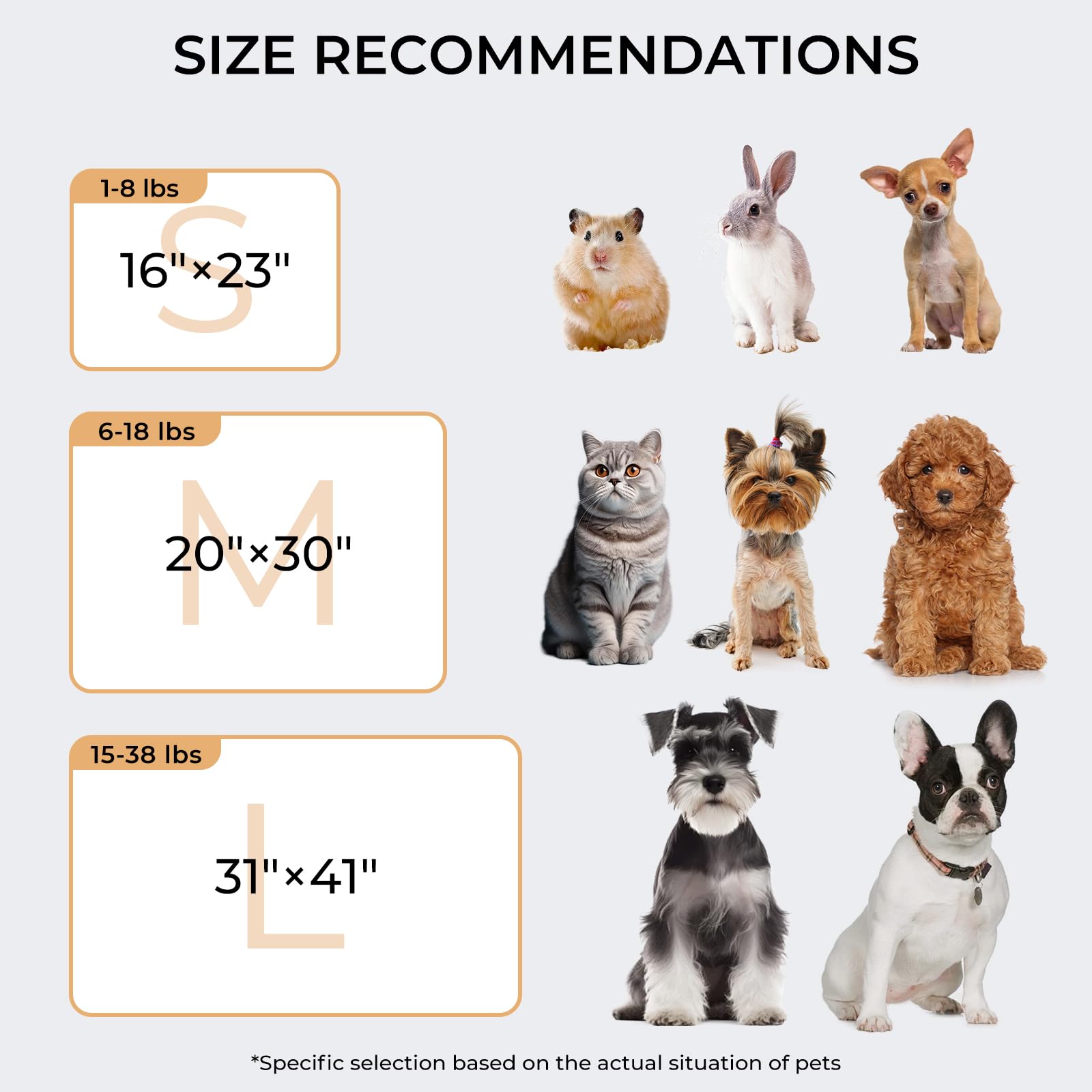 Luciphia 1 Pack 3 Blankets Fluffy Premium Fleece Pet Blanket Flannel Paw Printed Throw for Dog Cat(Small 23x16'', Grey/Brown/Blue)