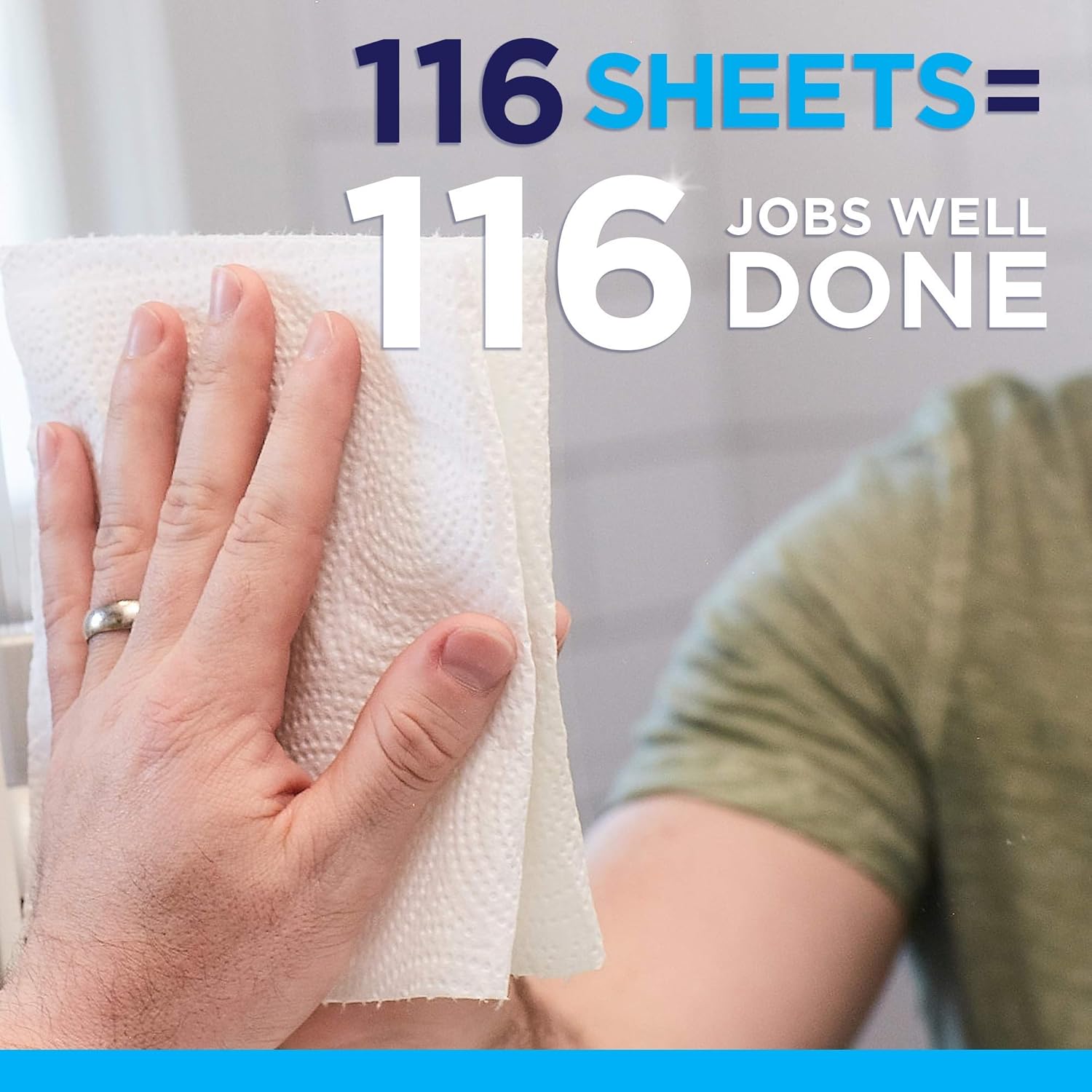 Sparkle Pick-A-Size Paper Towels, 24 Double Rolls (2,640 Sheets Total) - Strong 2-Ply Towels for Kitchen Cleanup and Everyday Messes