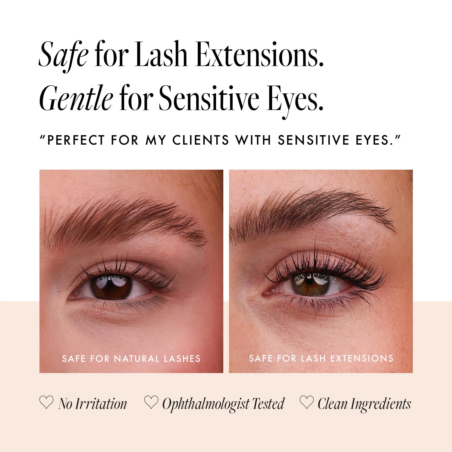 Borboleta Lash Serum, Eyelash Serum for Longer, Thicker, and Fuller Looking Natural Eyelashes, (Full Size, 3 Month Supply)