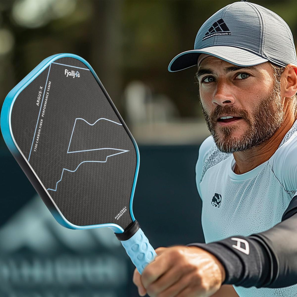 Pickleball Paddle Grip 2 Pack - 5.25" Enhanced Grips for Pickle Ball Grips with Vibration Reduction & Finger Support