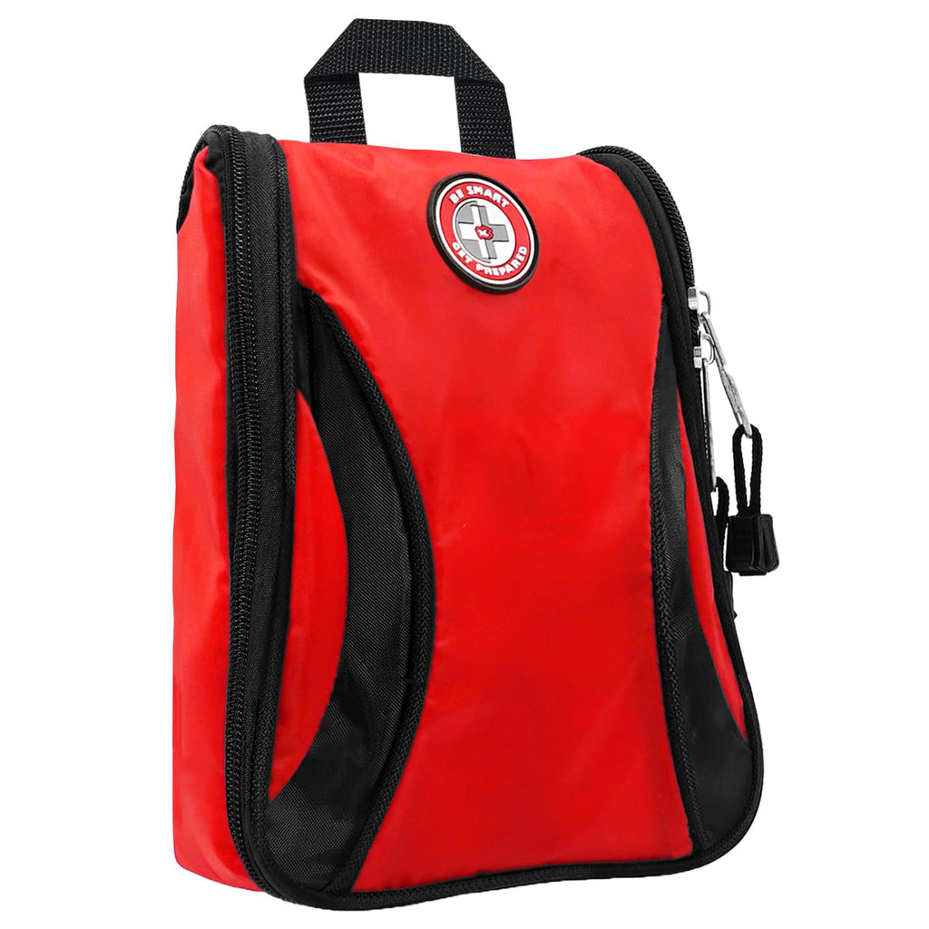 Be Smart Get Prepared 180 Piece First Aid Kit: Clean, Treat, Protect Minor Cuts, Scrapes. Home, Office, Car, School, Business, Travel, Emergency, Survival, Hunting, Outdoor, Camping & Sports, FSA HSA