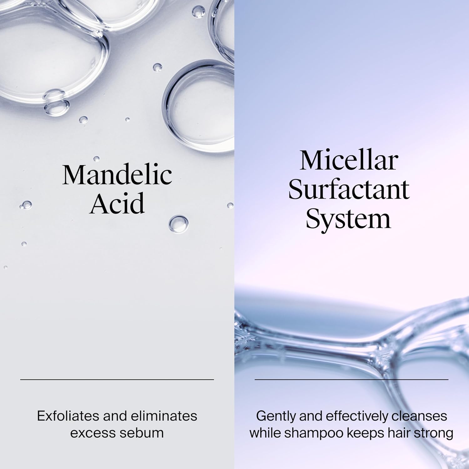 Neutrogena Hair Restore Strength + Purity Shampoo, Exfoliating Hair Wash with 1.5% Mandelic Acid Gently Removes 97% of Buildup & Reduces Shedding due to Breakage, Paraben-Free, 13 fl oz