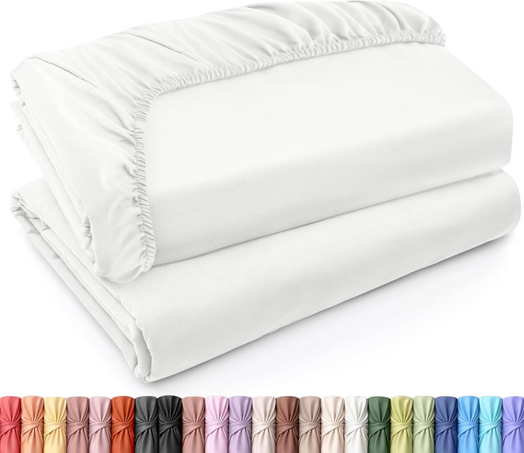 Utopia Bedding Queen Fitted Sheet - Bottom Sheet - Deep Pocket - Soft Microfiber - Shrinkage and Fade Resistant - Easy Care -1 Fitted Sheet Only (Beige)