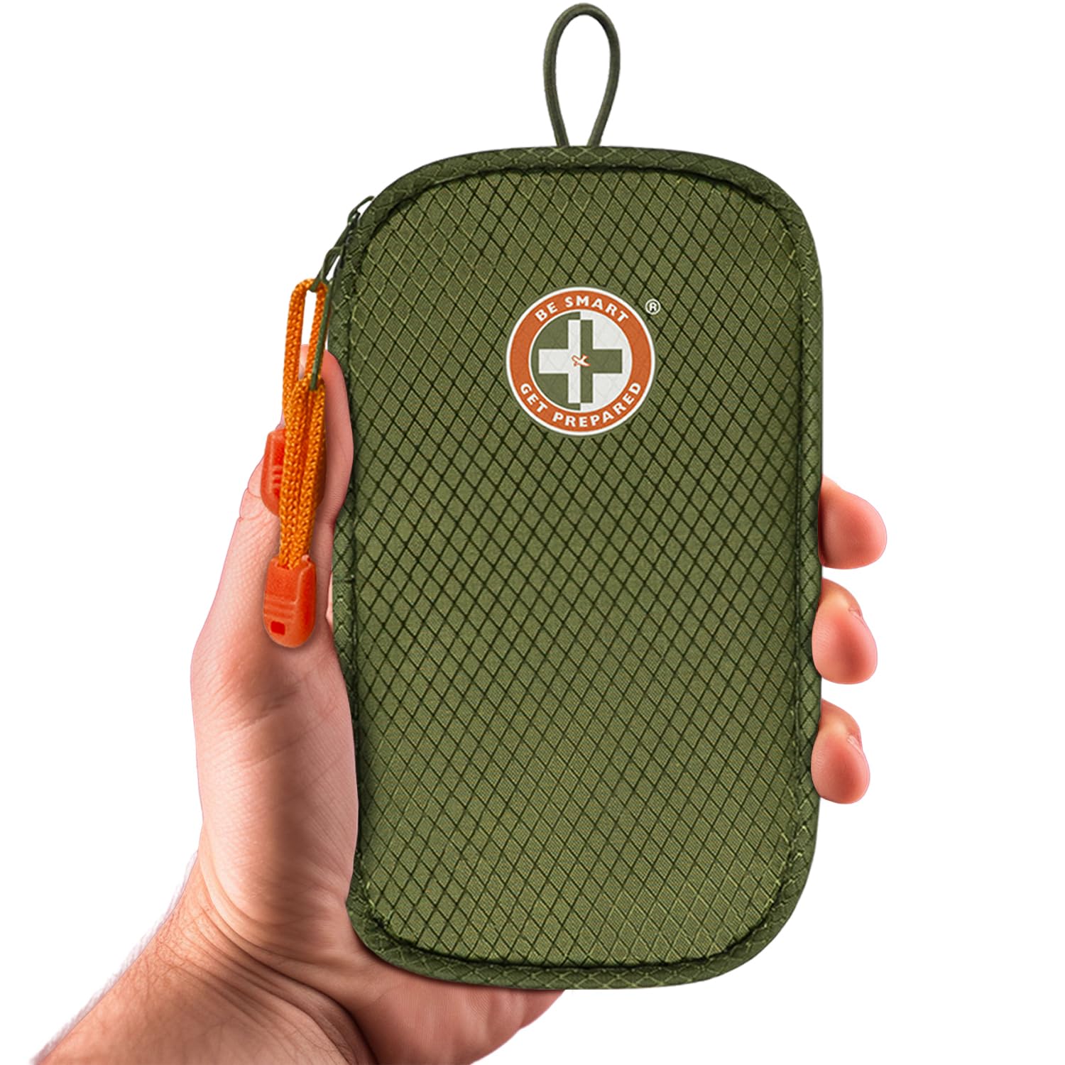 Be Smart Get Prepared 180 Piece First Aid Kit: Clean, Treat, Protect Minor Cuts, Scrapes. Home, Office, Car, School, Business, Travel, Emergency, Survival, Hunting, Outdoor, Camping & Sports, FSA HSA