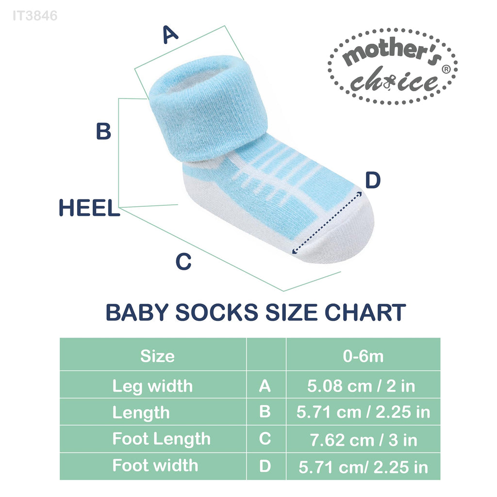 Mother's Choice Organic Cotton Baby Socks Infant 0-6 Months - 12 pairs Soft, Cozy, and Gentle Newborn Socks for Girls & Boys, Perfect Baby Gift for Everyday Wear, and Infant Comfort
