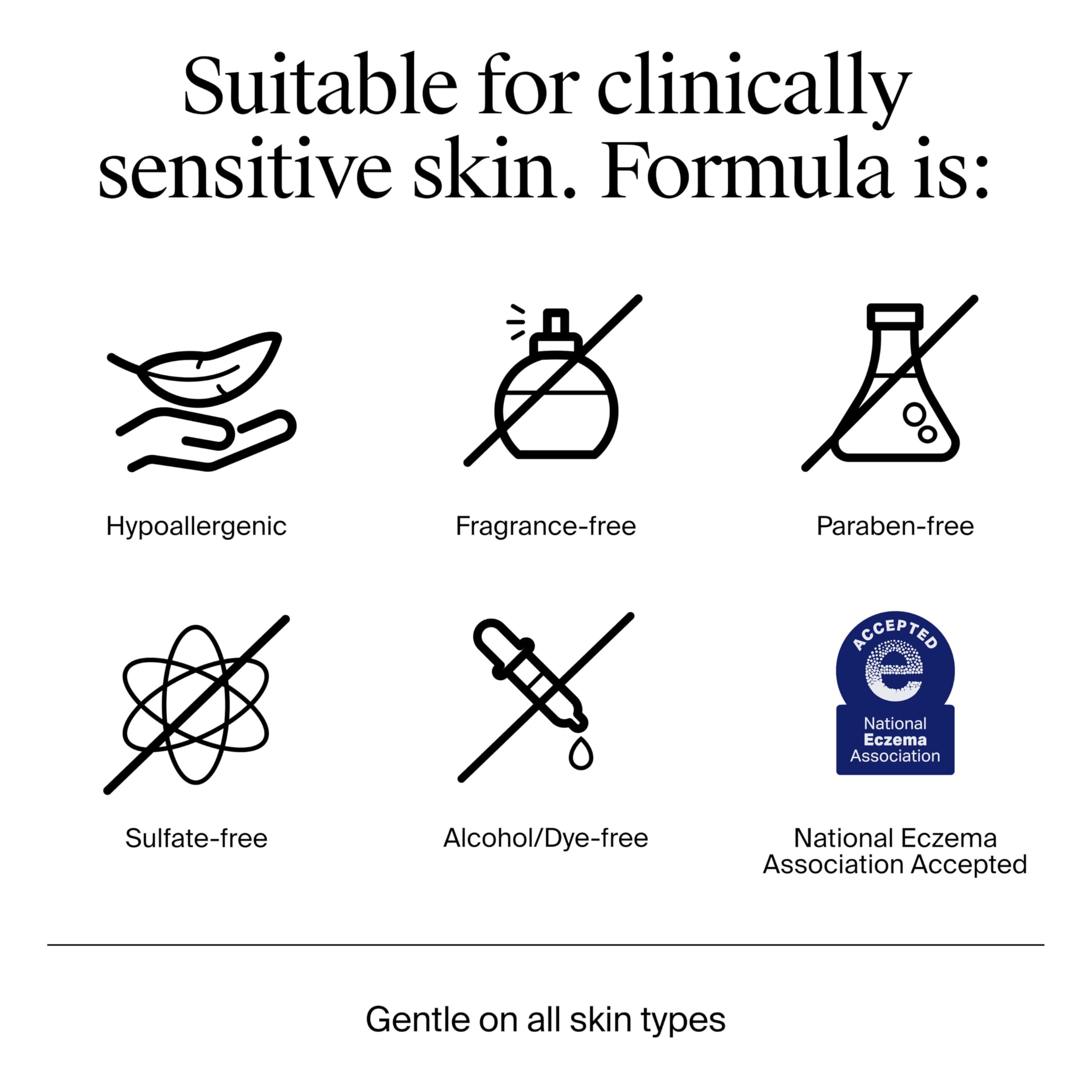 Neutrogena Ultra Gentle Foaming Facial Cleanser, Fragrance Free Hydrating Face Wash for Sensitive Skin, Daily Non Over Drying Makeup Remover, Hypoallergenic, Soap & Dye Free, Non-Comedogenic, 16 Fl Oz
