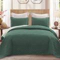 Exclusivo Mezcla Reversible Full Queen Quilt Bedding Set with Pillow Shams, Lightweight Quilts Queen Size, Soft Bedspreads Bed Coverlets for All Seasons - (Lilac Ash, 90"x96")