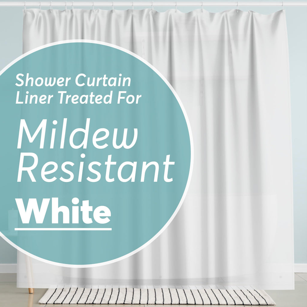 BigFoot Clear Shower Curtain Liner - 72x72 Odorless Plastic with Magnets, Washable Long Bathroom Curtain - Premium PEVA Waterproof Bath Shower Liner, Rust-Proof Bathroom Essentials