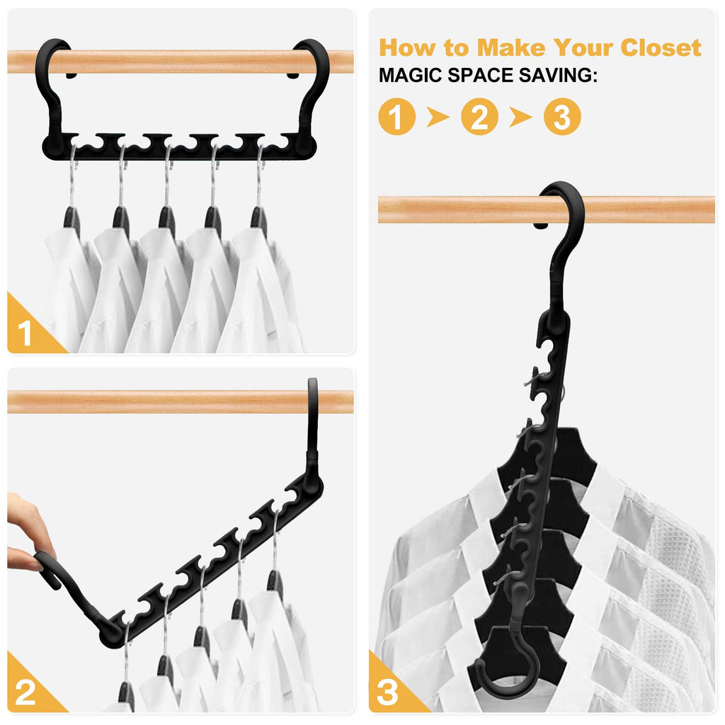 8-Pack-Closet-Organizers-and-Storage,Sturdy Organization-and-Storage-Hangers-Space-Saving for Wardrobe,Dorm-Room-Essentials for College Students Girls Smart Clothes Hanger