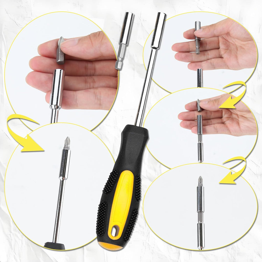 CARTMAN 39 Piece Tool Set General Household Hand Kit with Plastic Toolbox Storage Case Orange