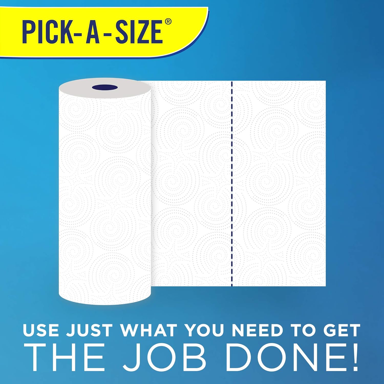 Sparkle Pick-A-Size Paper Towels, 24 Double Rolls (2,640 Sheets Total) - Strong 2-Ply Towels for Kitchen Cleanup and Everyday Messes