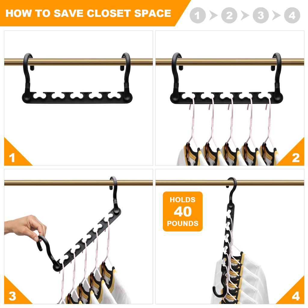 8-Pack-Closet-Organizers-and-Storage,Sturdy Organization-and-Storage-Hangers-Space-Saving for Wardrobe,Dorm-Room-Essentials for College Students Girls Smart Clothes Hanger