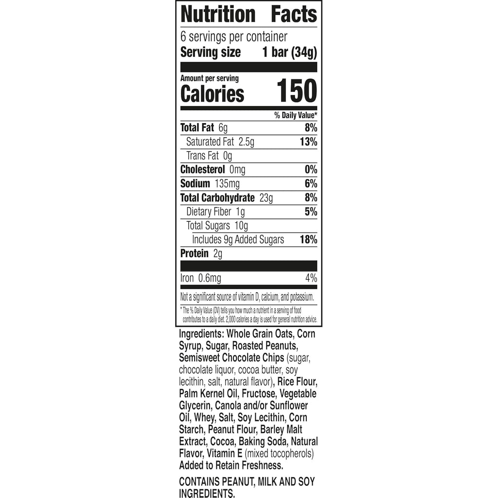 Nature Valley Sweet and Salty Nut Granola Bars, Peanut, 15 Bars, 18 oz