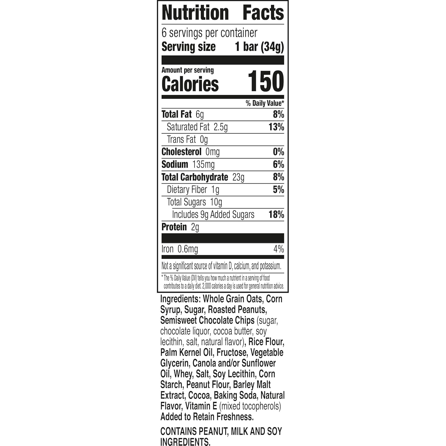 Nature Valley Sweet and Salty Nut Granola Bars, Peanut, 15 Bars, 18 oz
