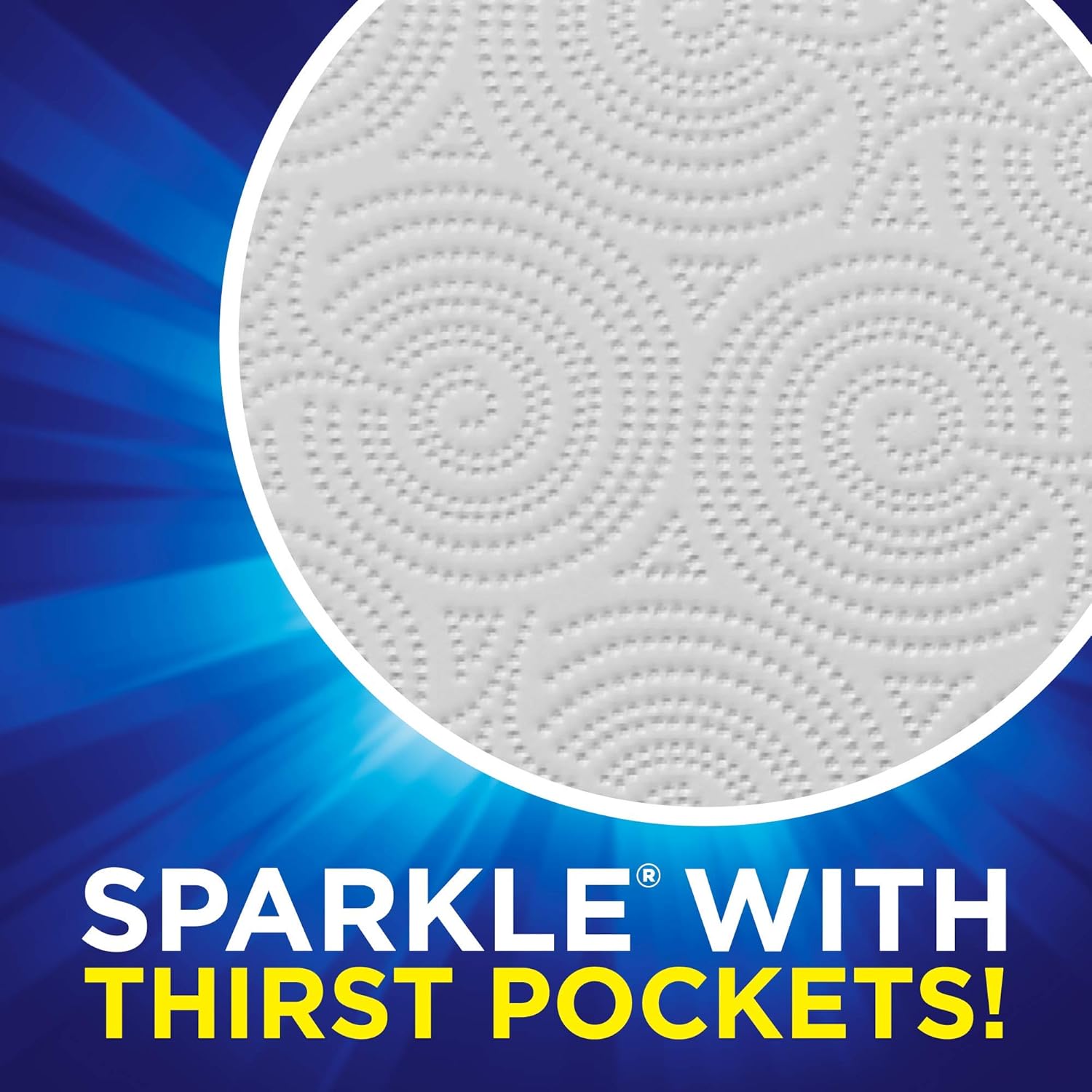 Sparkle Pick-A-Size Paper Towels, 24 Double Rolls (2,640 Sheets Total) - Strong 2-Ply Towels for Kitchen Cleanup and Everyday Messes