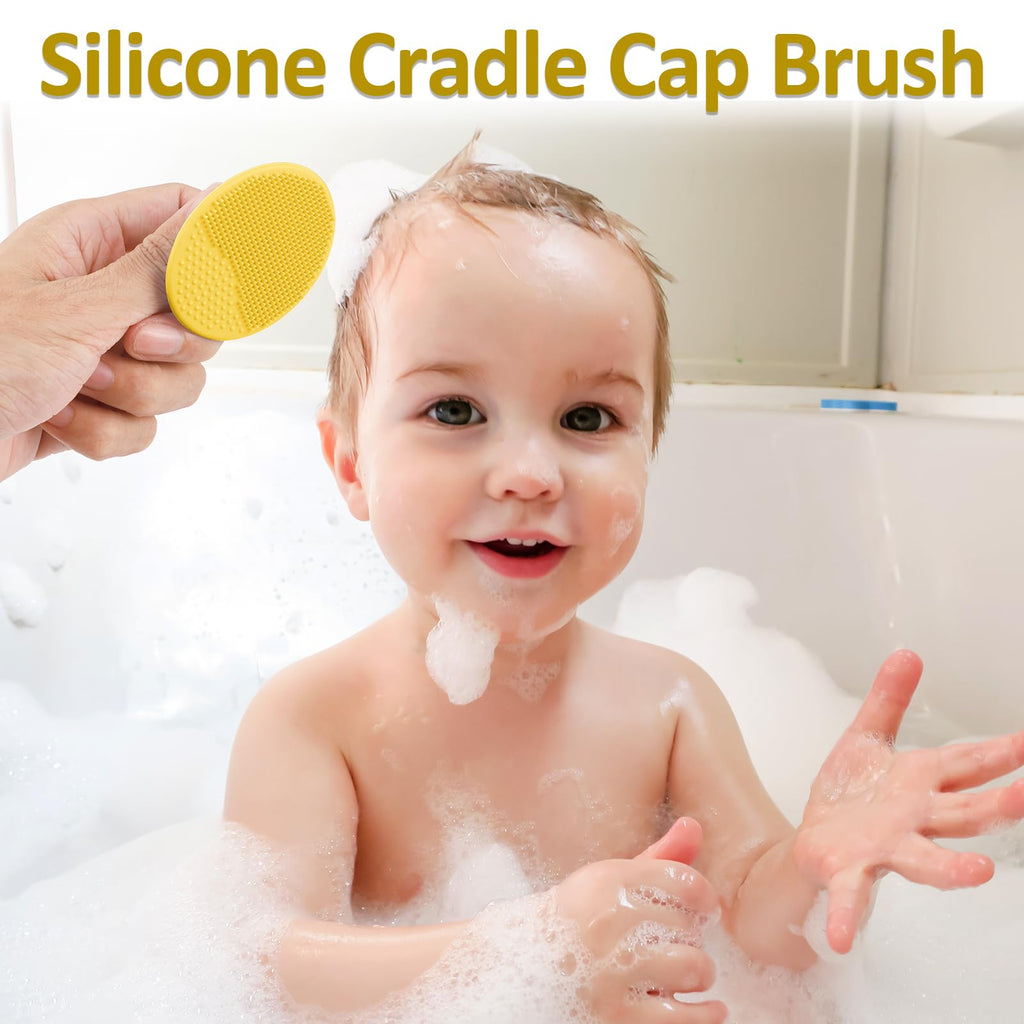 Baby Grooming Kit, Infant Safety Care Set with Hair Brush Comb Nail Clipper Nasal Aspirator,Baby Essentials Kit for Newborn Girls Boys (Grey White)