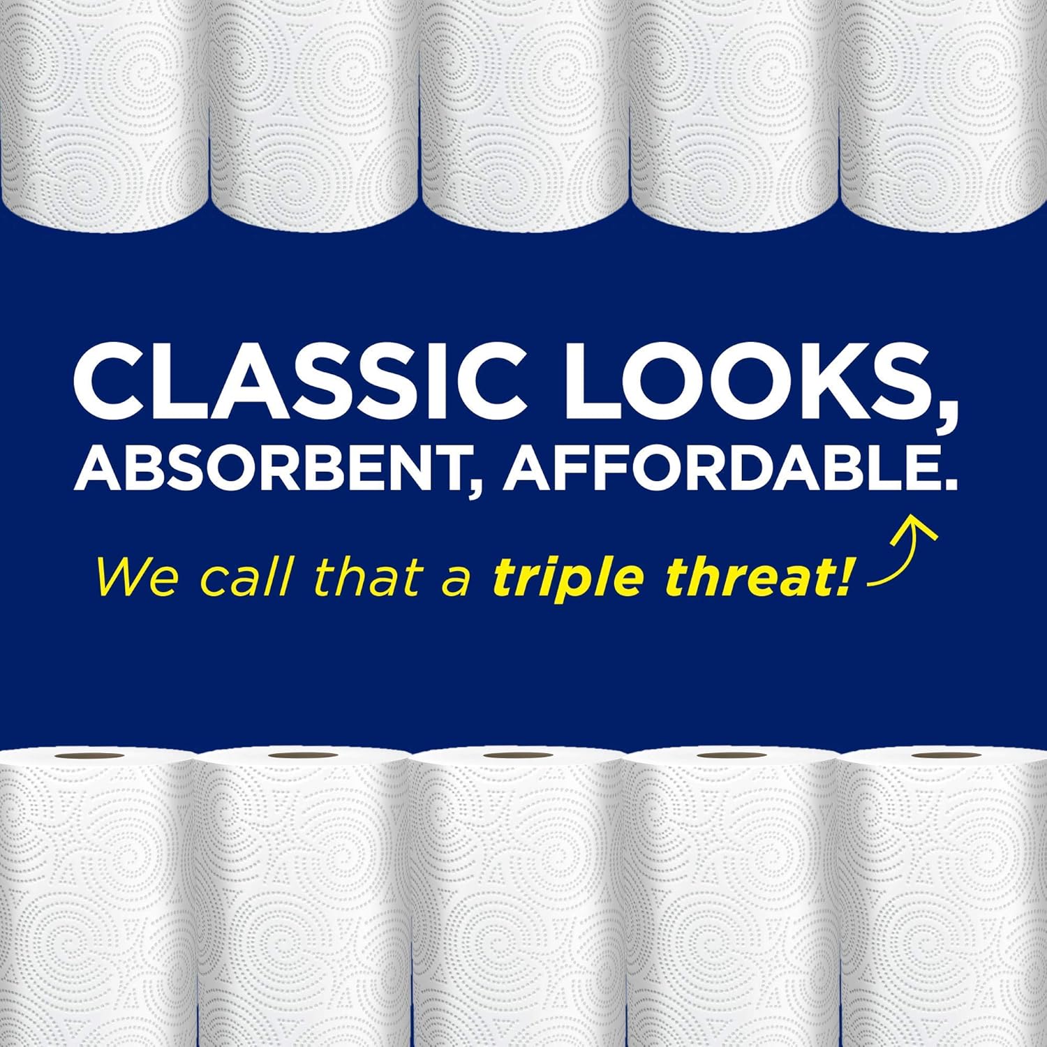Sparkle Pick-A-Size Paper Towels, 24 Double Rolls (2,640 Sheets Total) - Strong 2-Ply Towels for Kitchen Cleanup and Everyday Messes