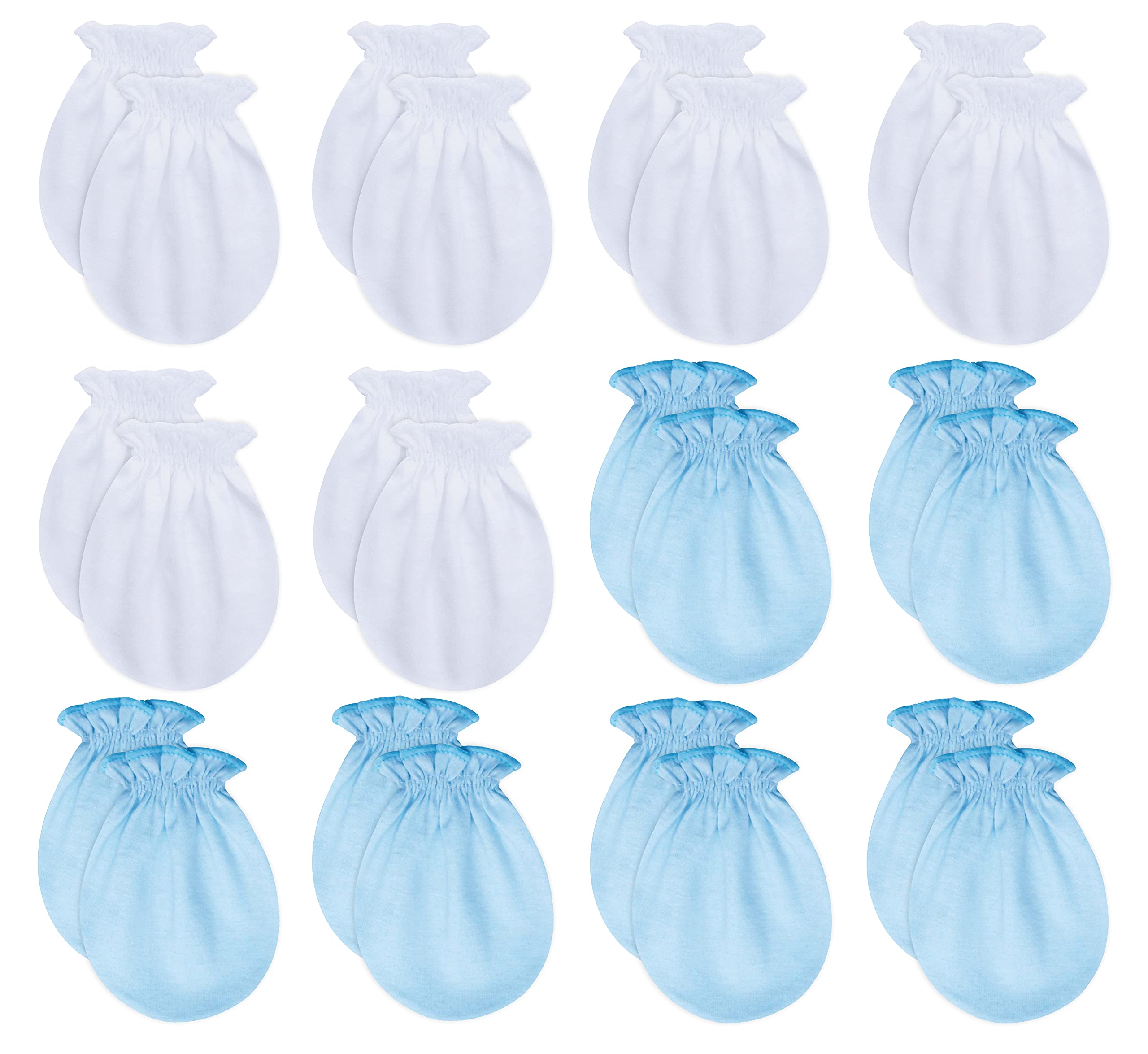 RATIVE Baby Mittens No Scratch Organic Cotton for Newborn 0-6 Months | Baby Essentials Must-Haves for Boys & Girls