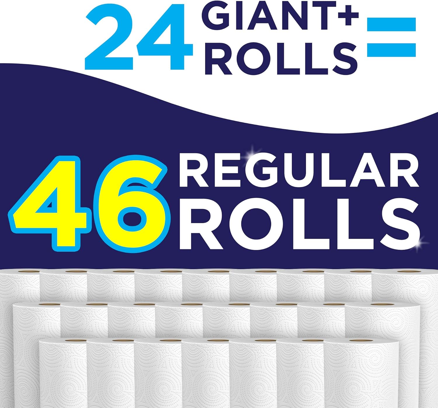 Sparkle Pick-A-Size Paper Towels, 24 Double Rolls (2,640 Sheets Total) - Strong 2-Ply Towels for Kitchen Cleanup and Everyday Messes