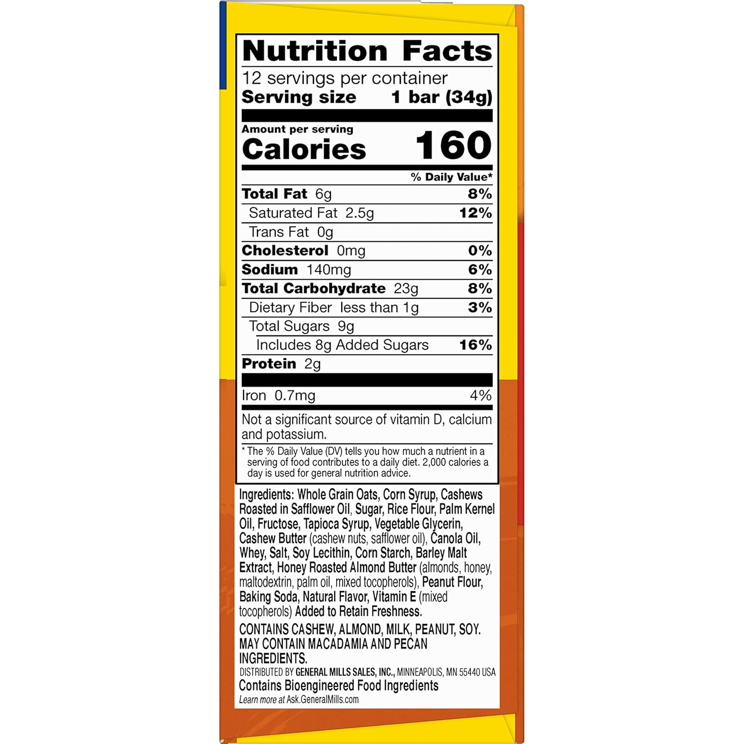 Nature Valley Sweet and Salty Nut Granola Bars, Peanut, 15 Bars, 18 oz