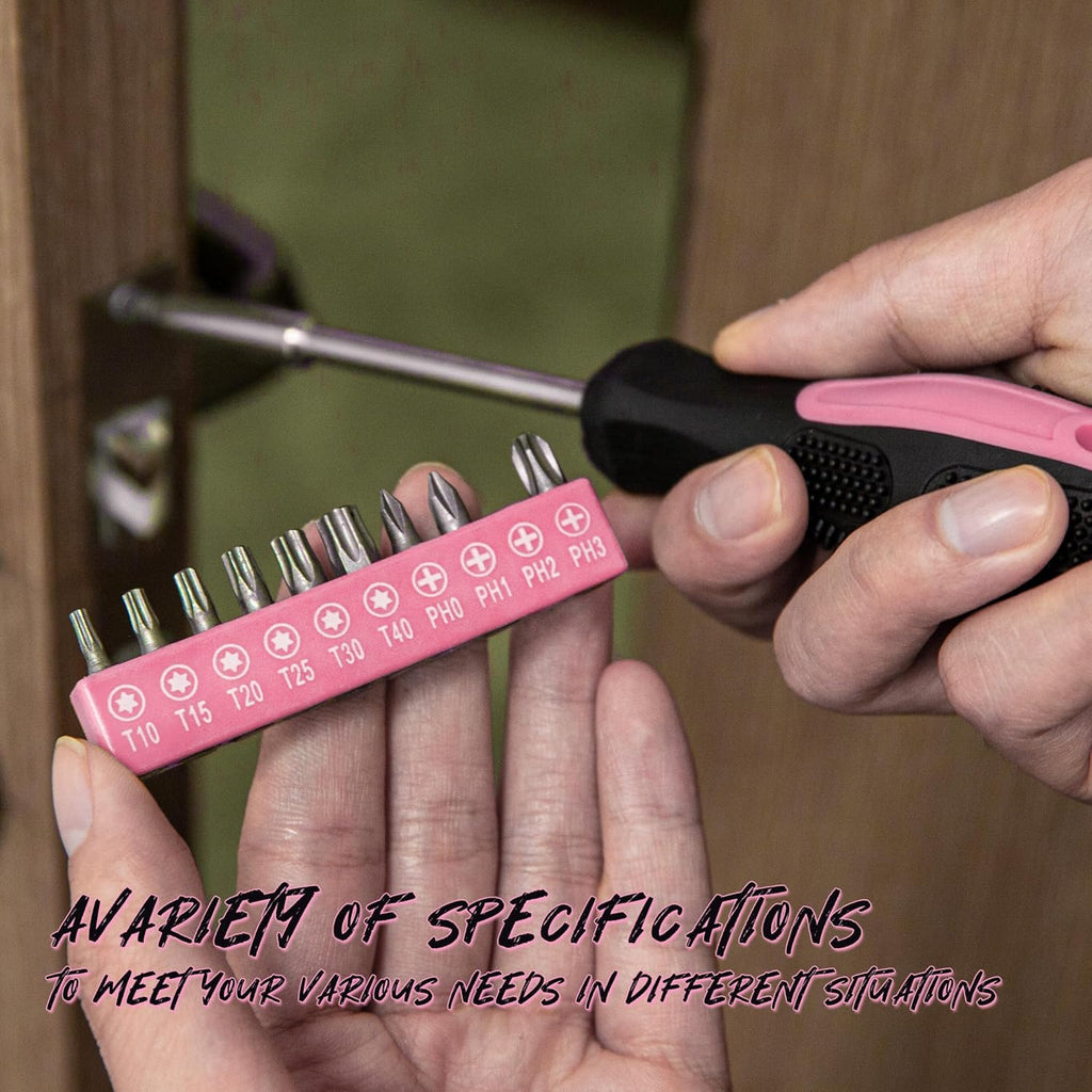 CARTMAN 39 Piece Tool Set General Household Hand Kit with Plastic Toolbox Storage Case Orange