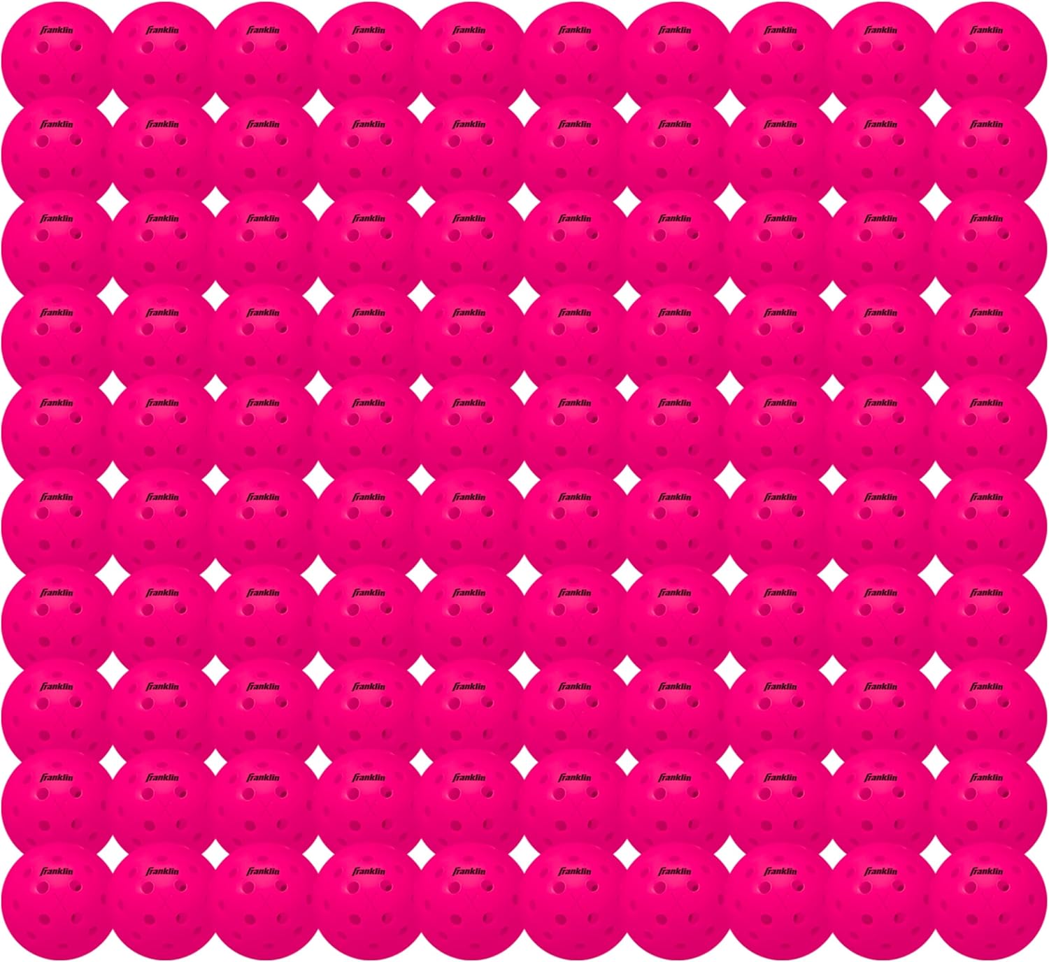 Franklin Sports X-40 Outdoor Pickleballs - Official Ball of USA Pickleball, APP Tour + US Open - Regulation Size