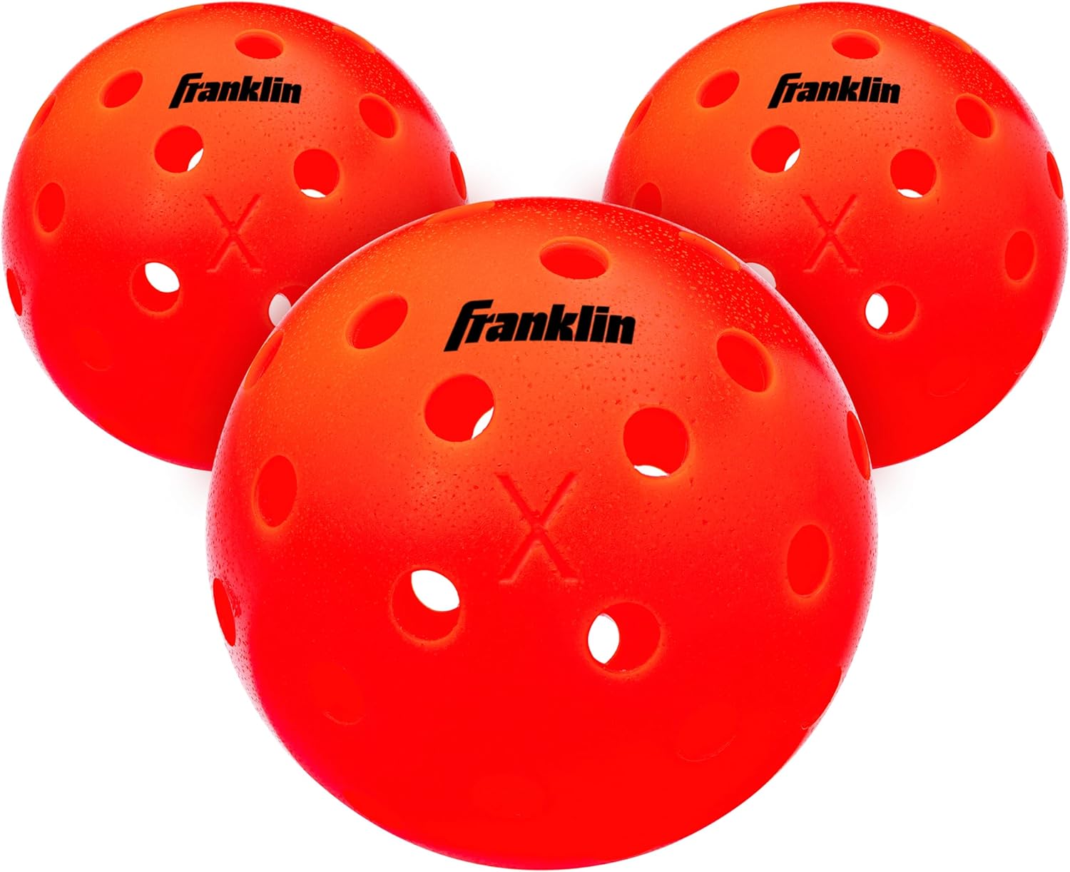 Franklin Sports X-40 Outdoor Pickleballs - Official Ball of USA Pickleball, APP Tour + US Open - Regulation Size