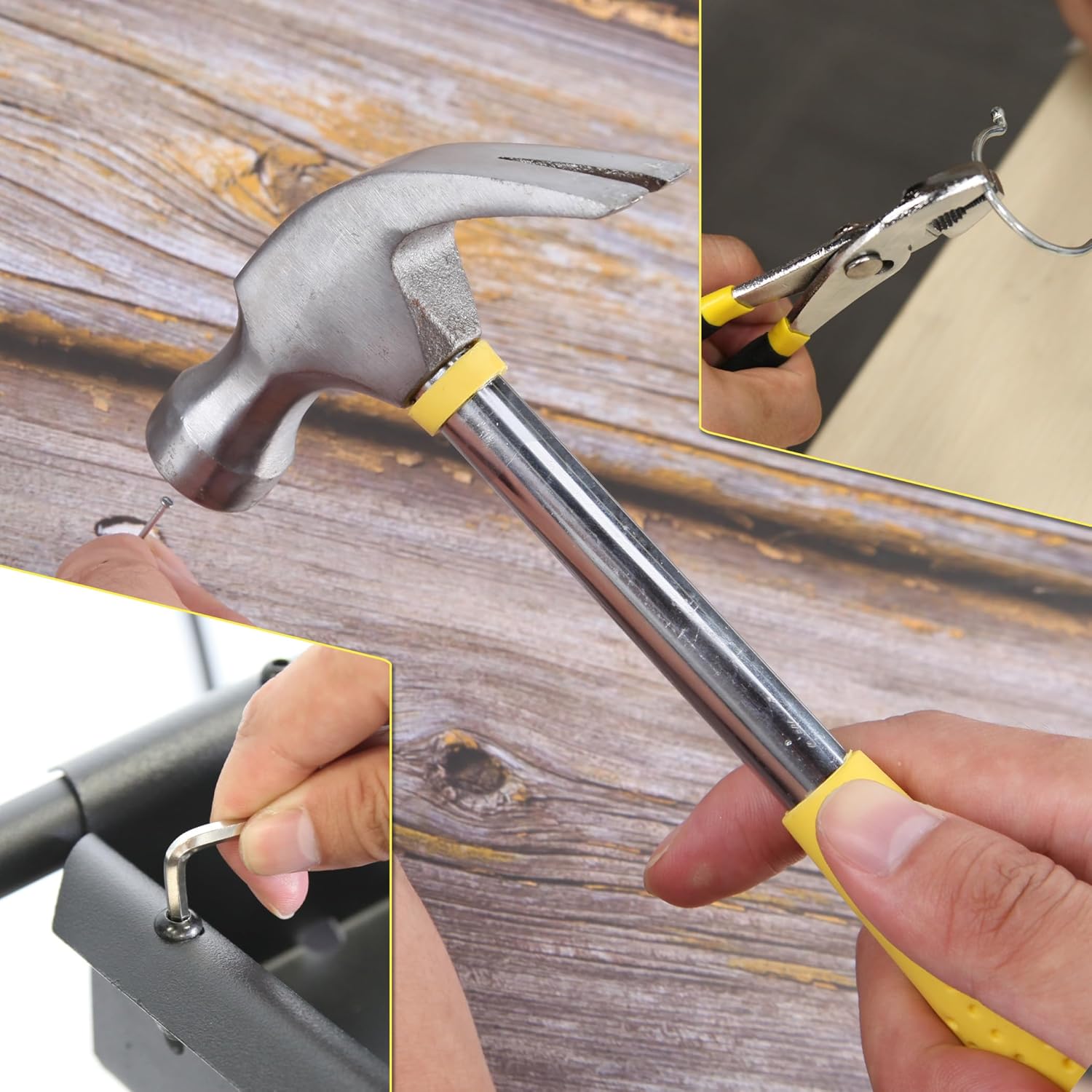 CARTMAN 39 Piece Tool Set General Household Hand Kit with Plastic Toolbox Storage Case Orange