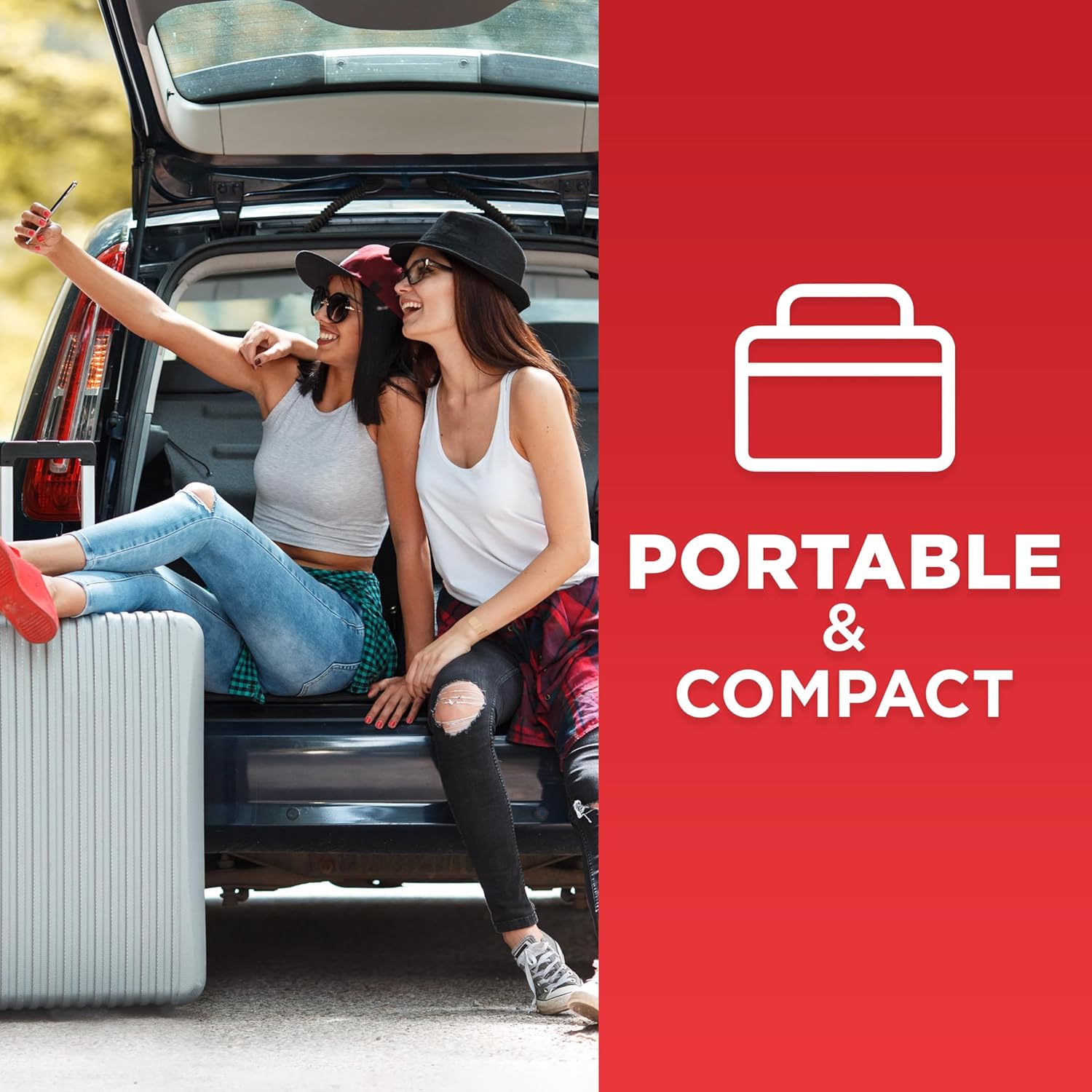 BAND-AID Brand Travel Ready Portable Emergency First Aid Kit for Minor Wound Care, Perfect for Home, Car, Travel, Camping Essentials & Outdoor Emergency Kit, 80 Pieces