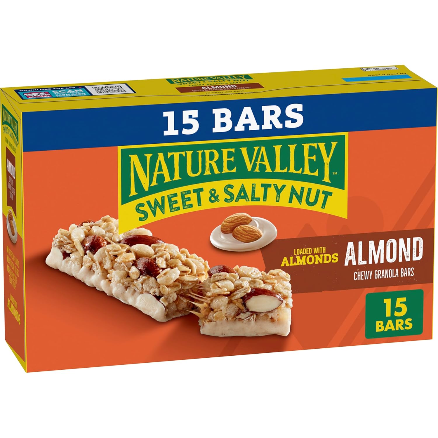 Nature Valley Sweet and Salty Nut Granola Bars, Peanut, 15 Bars, 18 oz