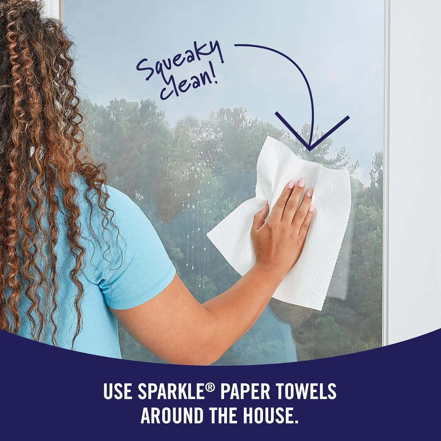 Sparkle Pick-A-Size Paper Towels, 24 Double Rolls (2,640 Sheets Total) - Strong 2-Ply Towels for Kitchen Cleanup and Everyday Messes