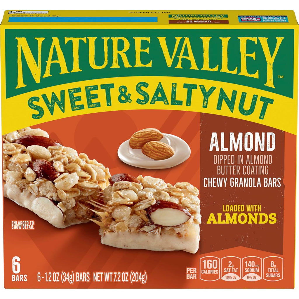 Nature Valley Sweet and Salty Nut Granola Bars, Peanut, 15 Bars, 18 oz