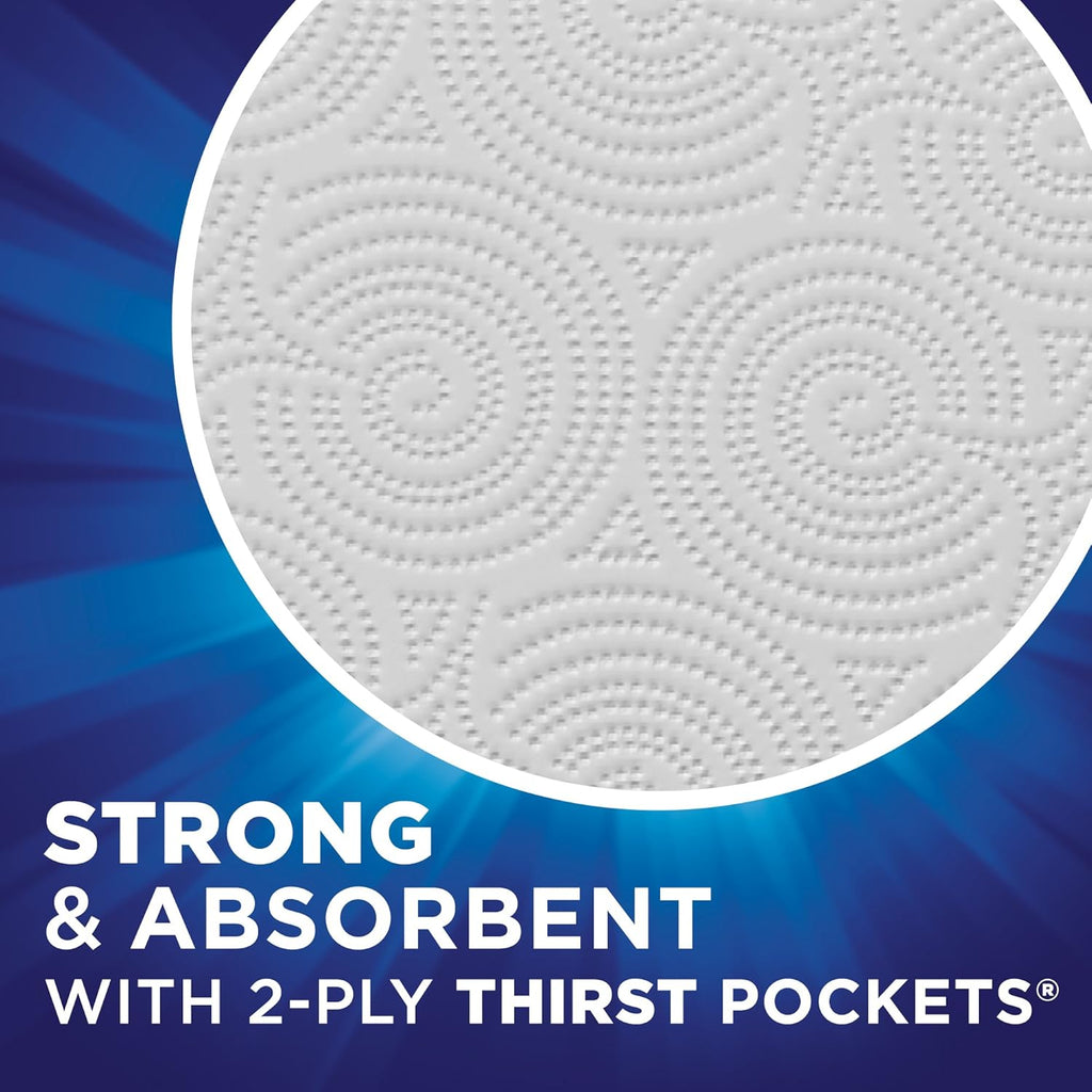 Sparkle Pick-A-Size Paper Towels, 24 Double Rolls (2,640 Sheets Total) - Strong 2-Ply Towels for Kitchen Cleanup and Everyday Messes