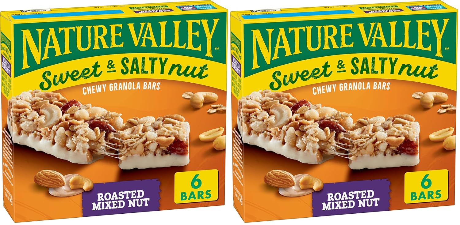 Nature Valley Sweet and Salty Nut Granola Bars, Peanut, 15 Bars, 18 oz